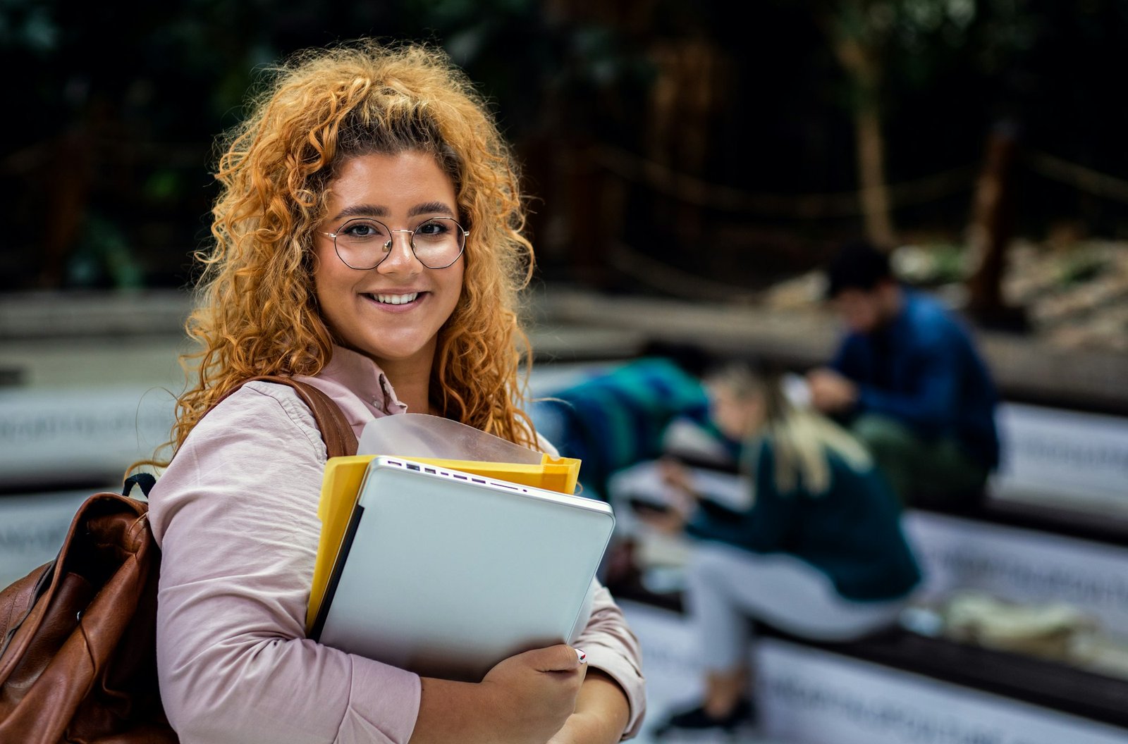 Portrait of female student in campus.